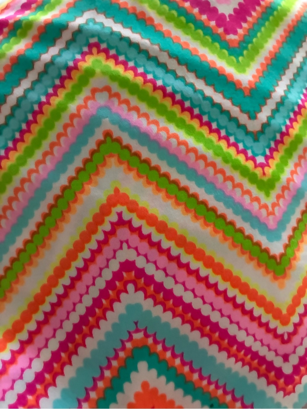 Swimsuit Fabric Bright Chevron for Belk 7 + feet CuTe 🏝️